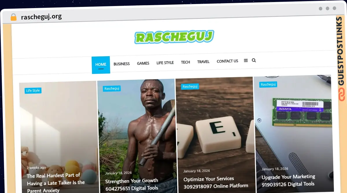 Publish Guest Post on rascheguj.org