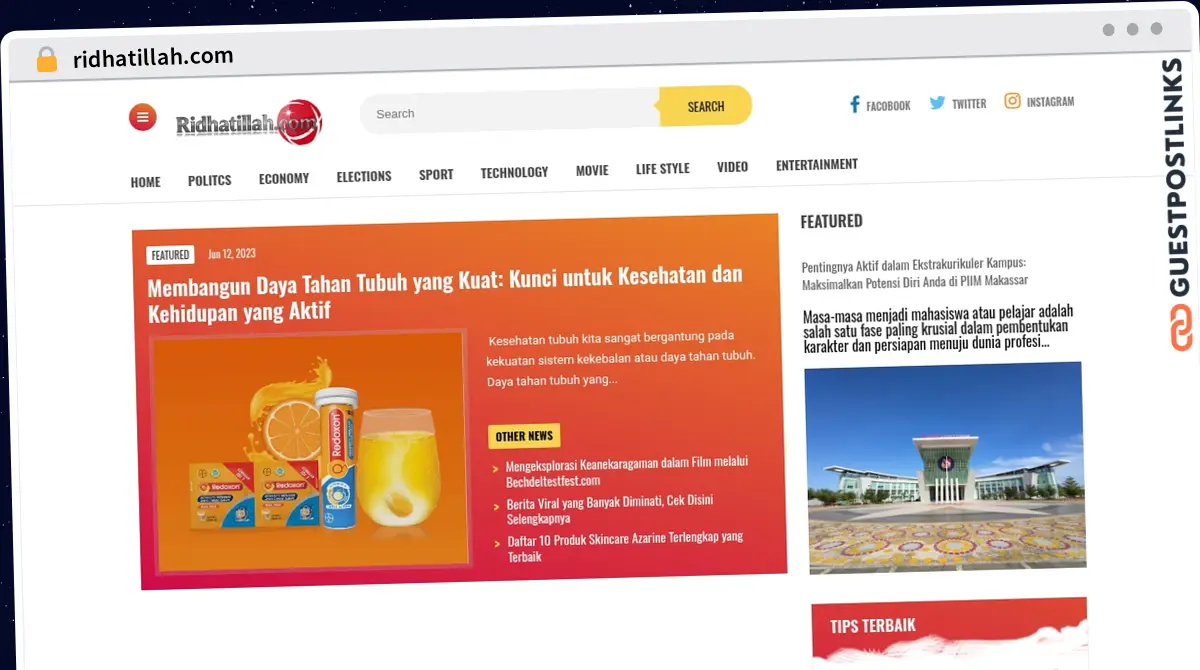 Publish Guest Post on ridhatillah.com