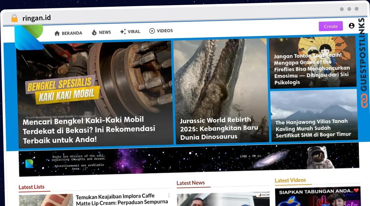 Publish Guest Post on ringan.id