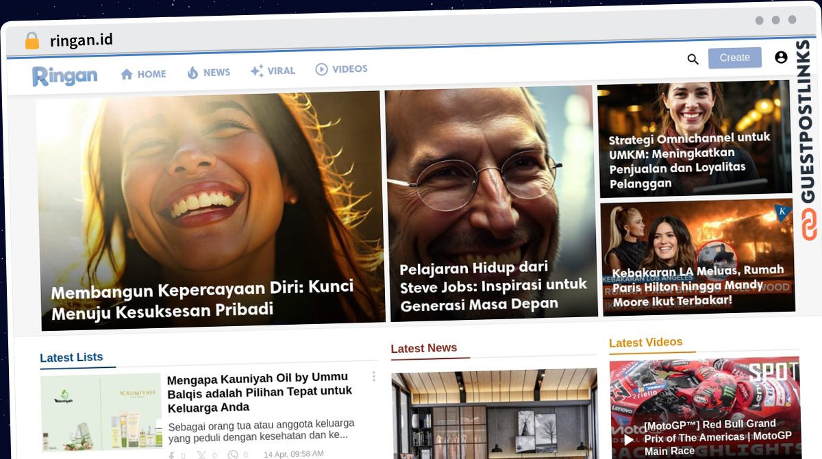 Publish Guest Post on ringan.id