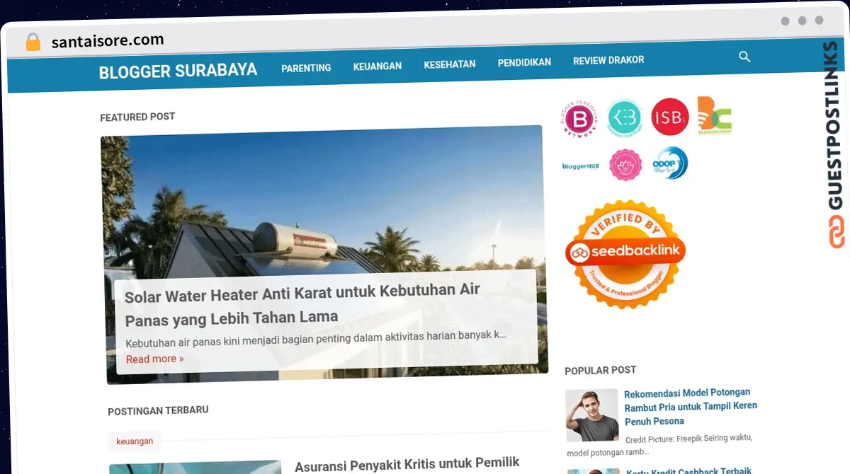 Publish Guest Post on santaisore.com