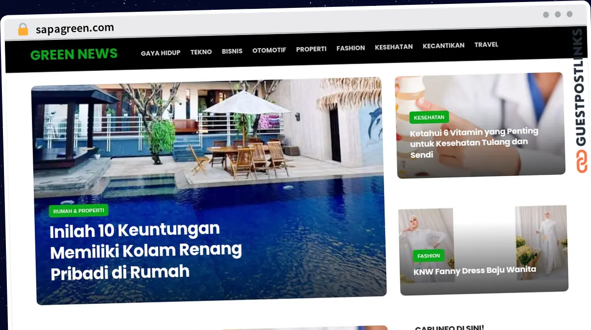 Publish Guest Post on sapagreen.com