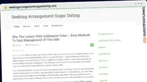 Publish Guest Post on seekingarrangementsugardating.com