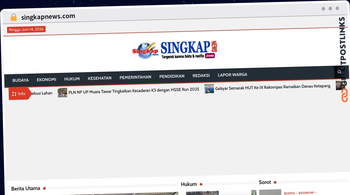 Publish Guest Post on singkapnews.com