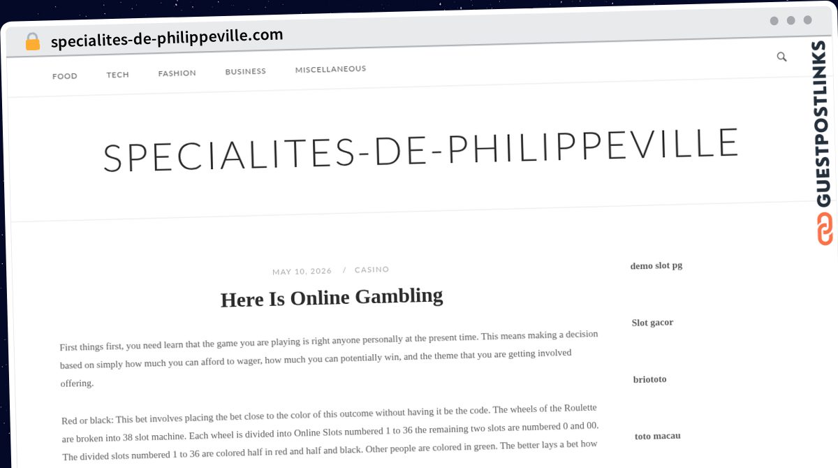 Publish Guest Post on specialites-de-philippeville.com