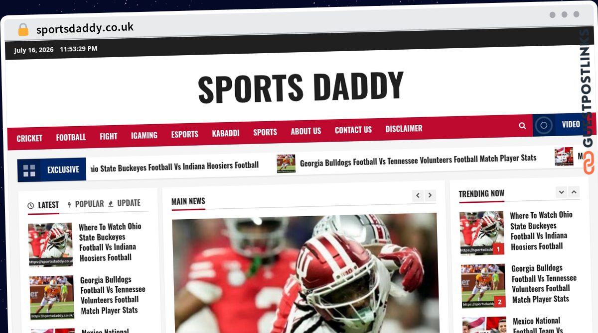 Publish Guest Post on sportsdaddy.co.uk