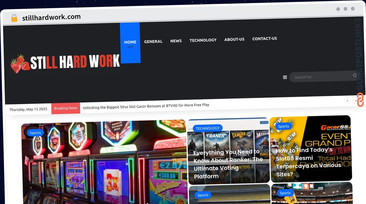 Publish Guest Post on stillhardwork.com