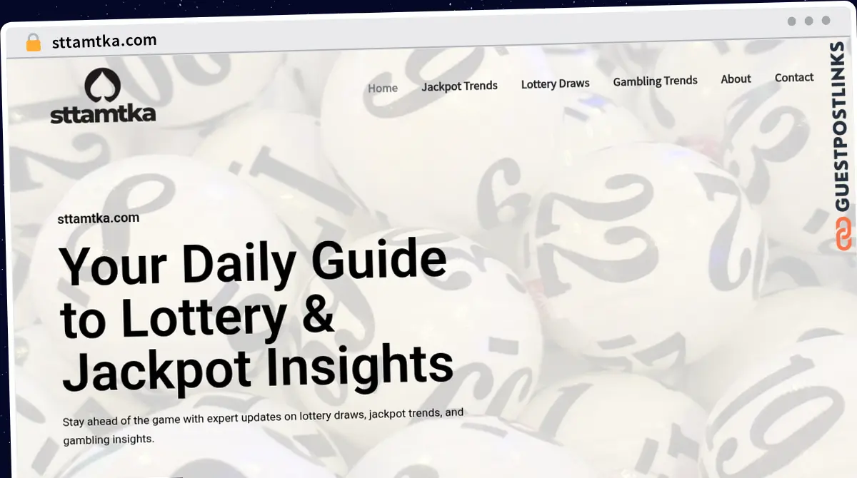 Publish Guest Post on sttamtka.com