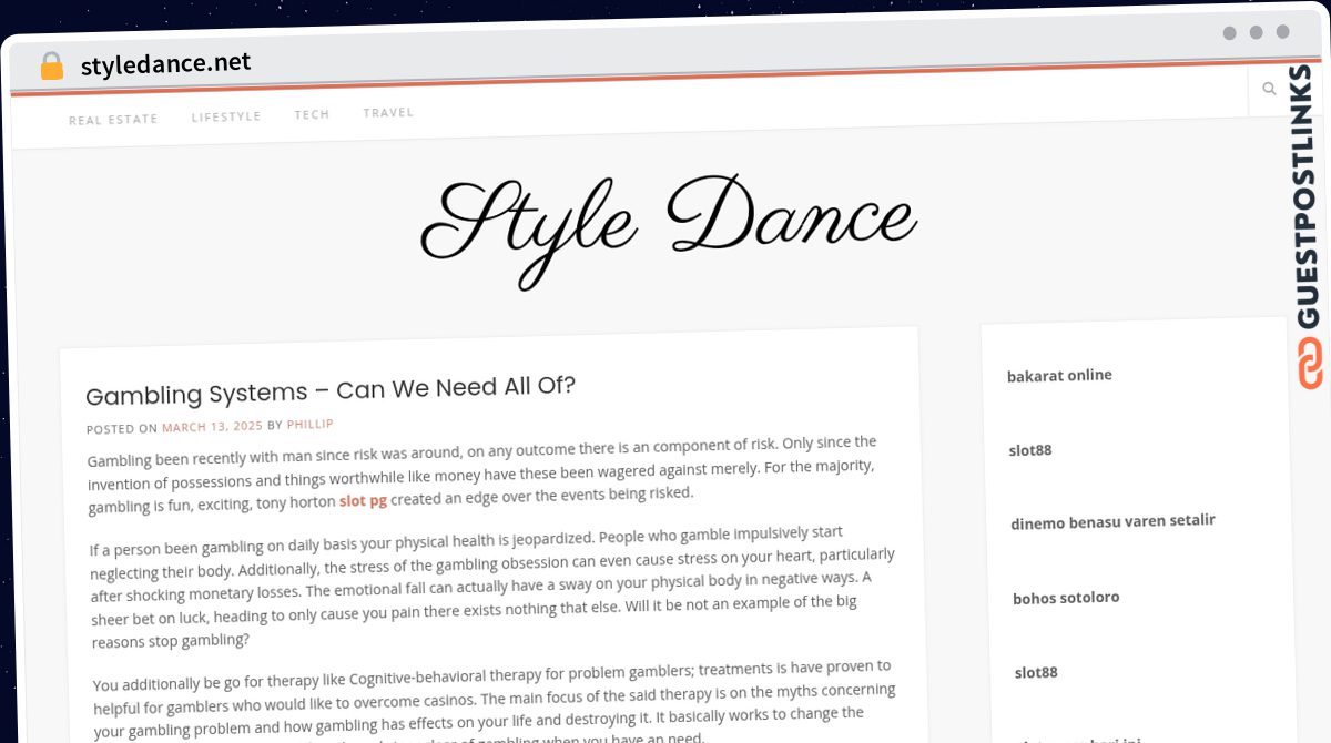 Publish Guest Post on styledance.net