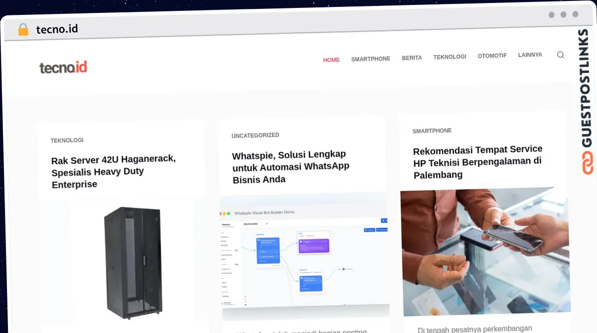Publish Guest Post on tecno.id