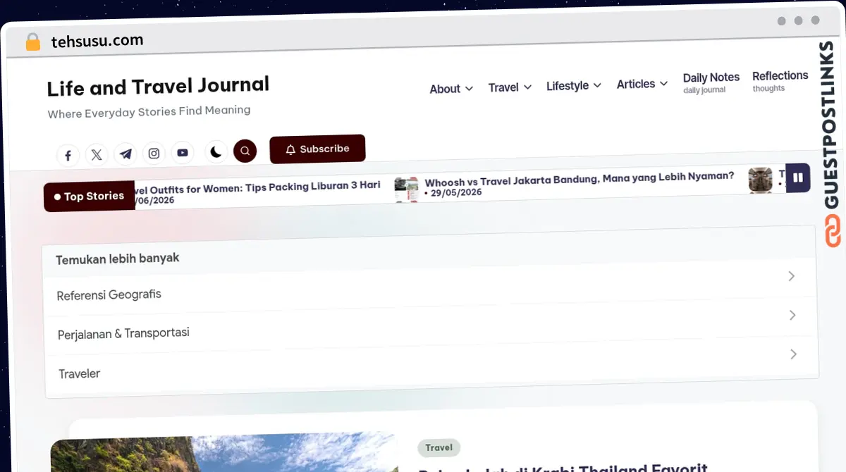 Publish Guest Post on tehsusu.com