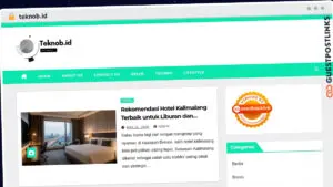 Publish Guest Post on teknob.id