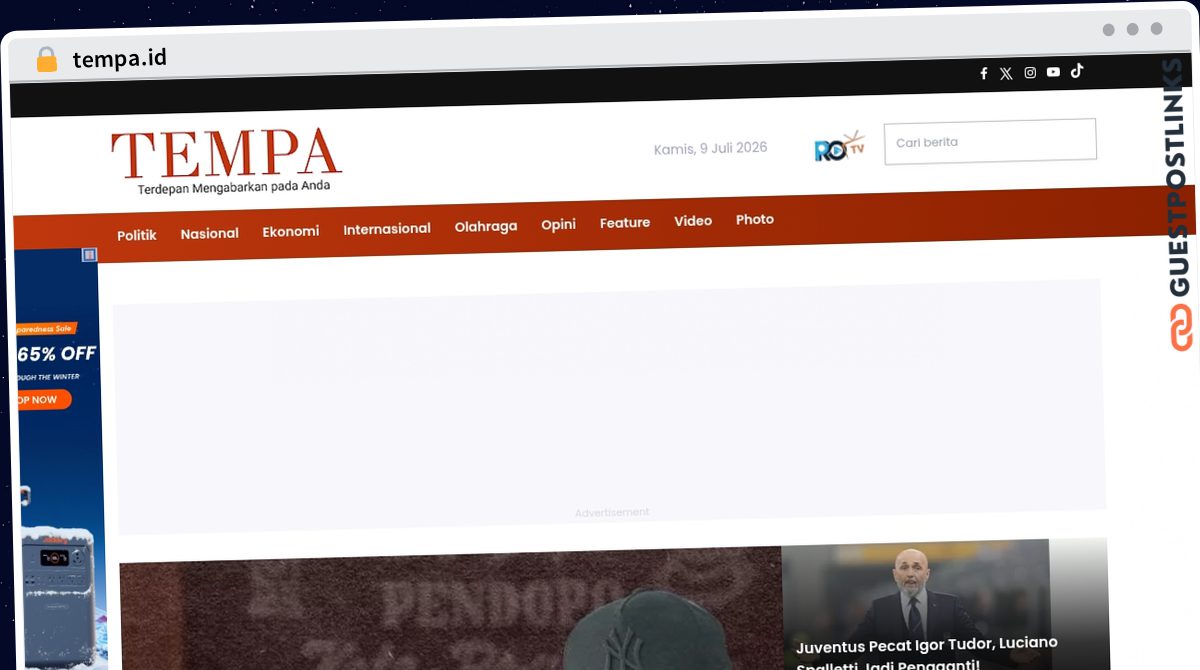 Publish Guest Post on tempa.id