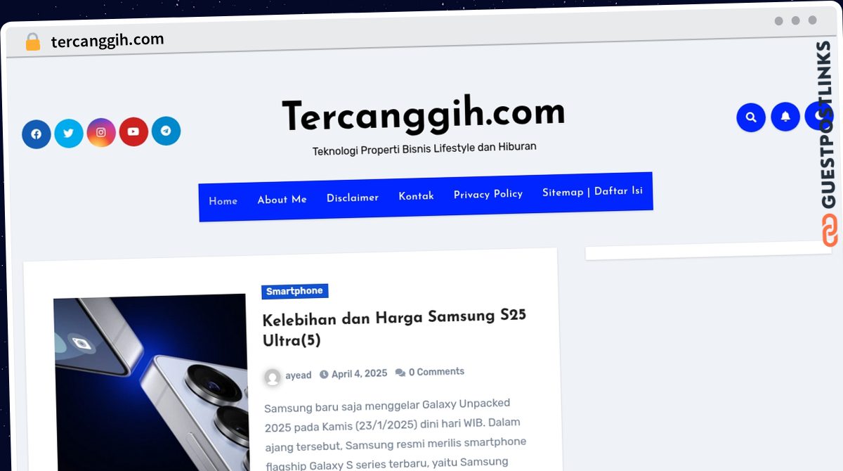 Publish Guest Post on tercanggih.com
