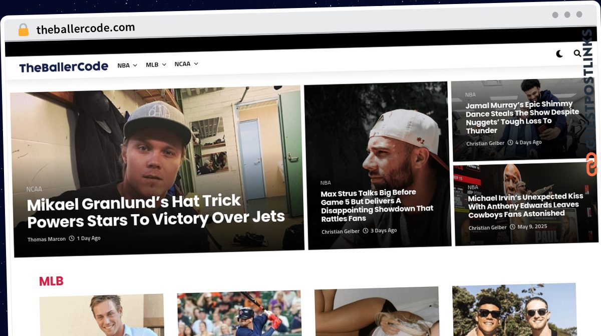 Publish Guest Post on theballercode.com