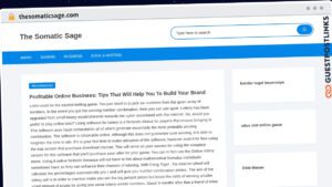 Publish Guest Post on thesomaticsage.com