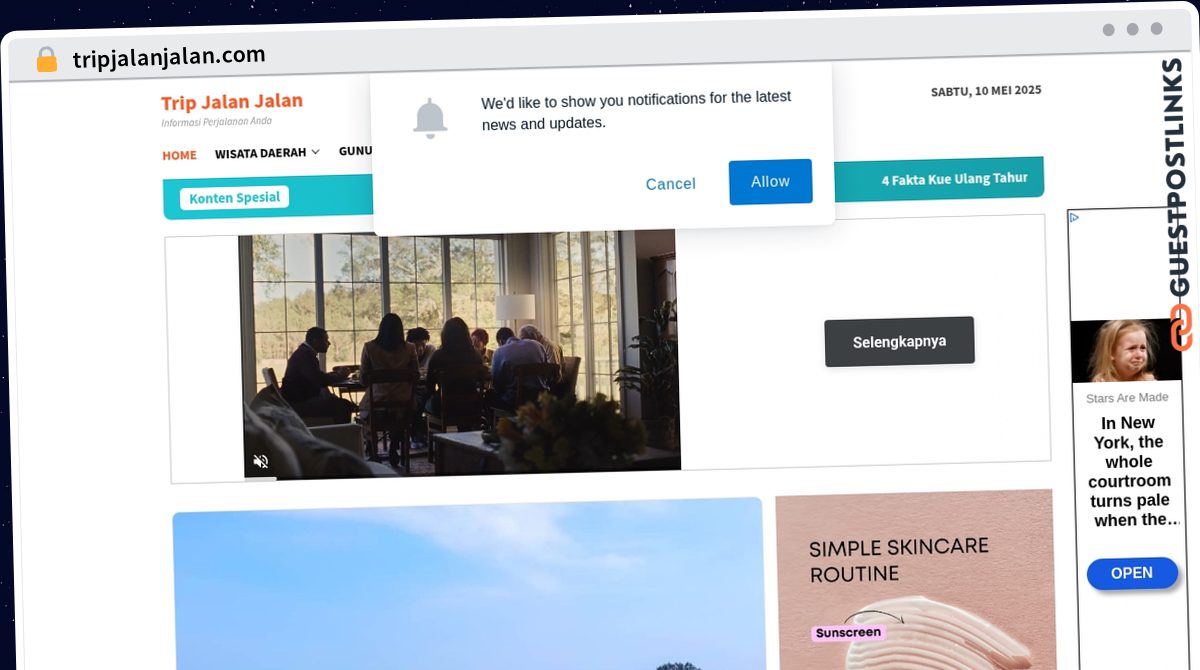 Publish Guest Post on tripjalanjalan.com
