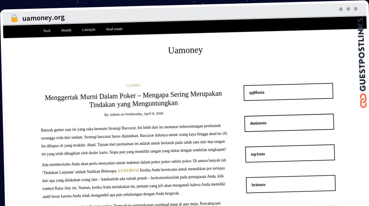 Publish Guest Post on uamoney.org