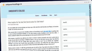 Publish Guest Post on uniqueartscollege.in