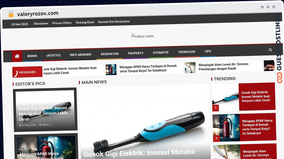 Publish Guest Post on valeryrozov.com