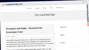 Publish Guest Post on verygoodbadugly.com