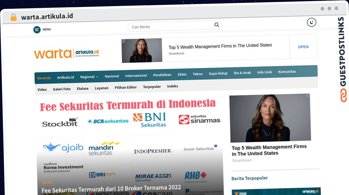 Publish Guest Post on warta.artikula.id