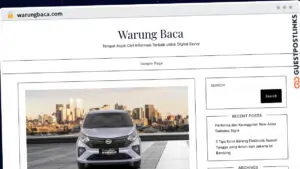 Publish Guest Post on warungbaca.com