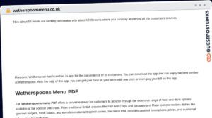 Publish Guest Post on wetherspoonsmenu.co.uk