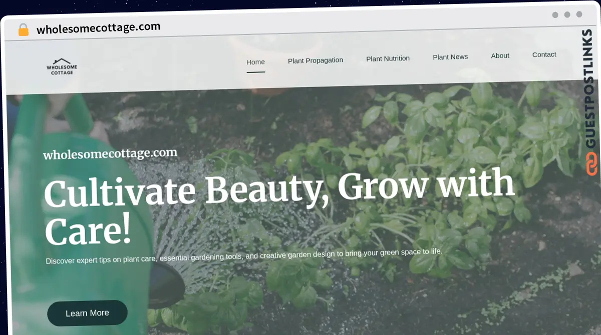 Publish Guest Post on wholesomecottage.com