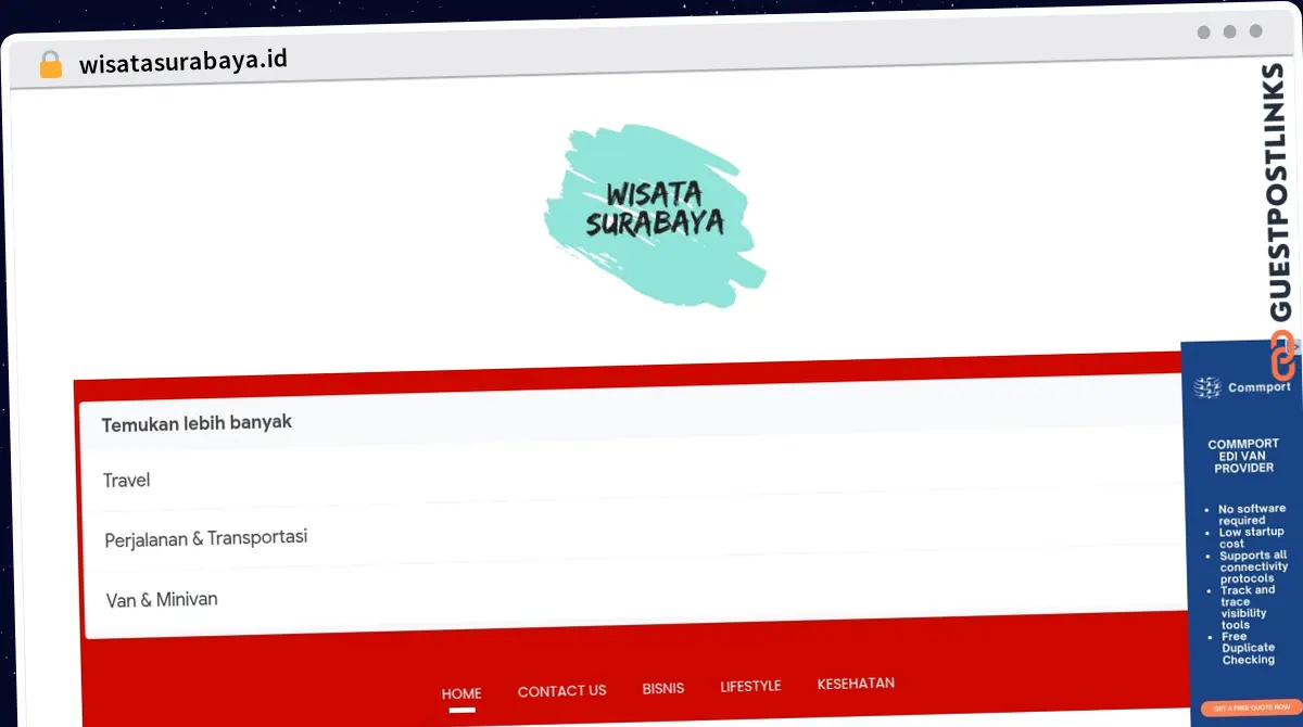 Publish Guest Post on wisatasurabaya.id