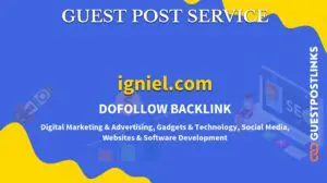 Buy Guest Post on igniel.com