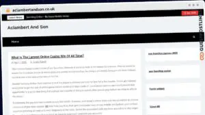 Publish Guest Post on aclambertandson.co.uk
