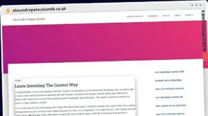 Publish Guest Post on alexandrapalacebandb.co.uk