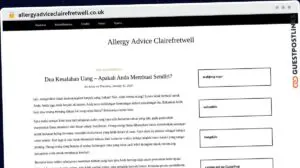 Publish Guest Post on allergyadviceclairefretwell.co.uk