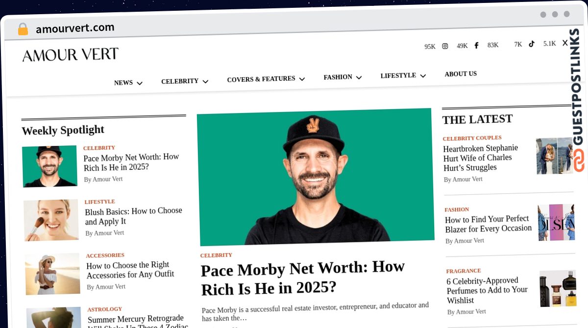 Publish Guest Post on amourvert.com