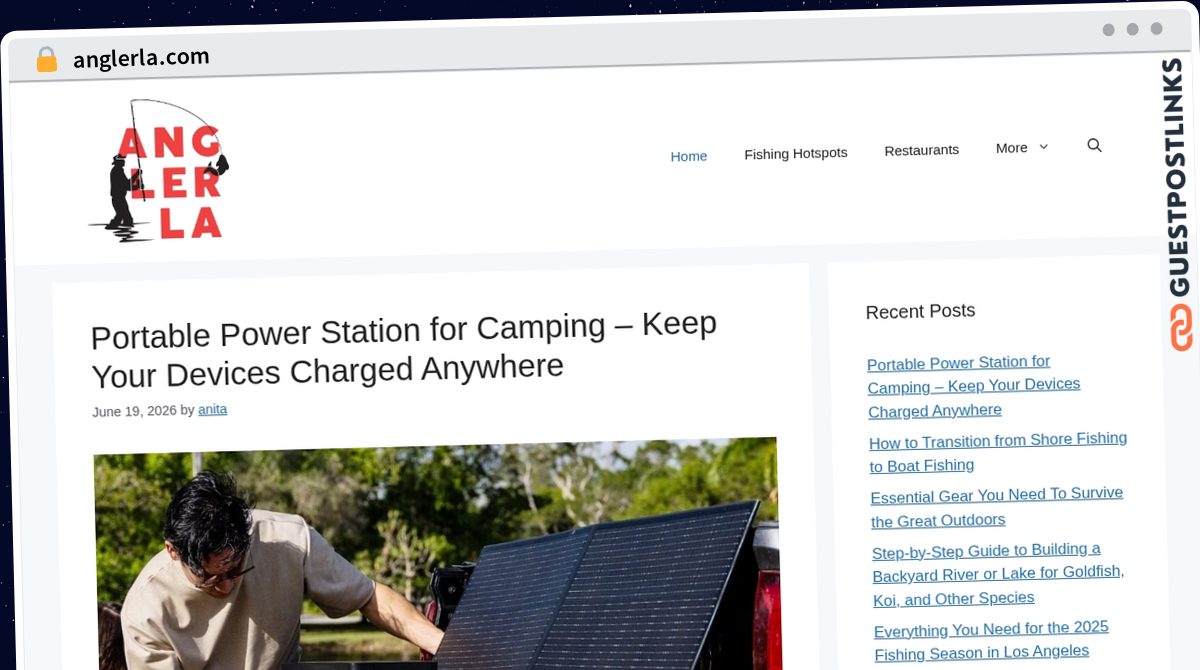 Publish Guest Post on anglerla.com