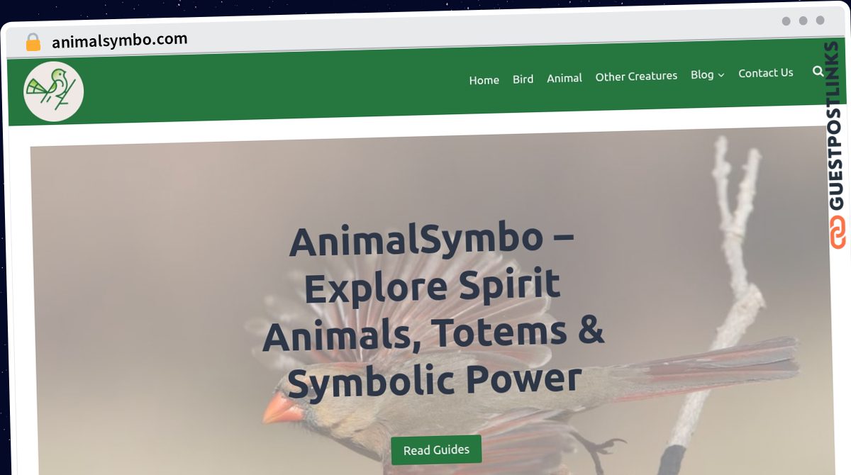 Publish Guest Post on animalsymbo.com