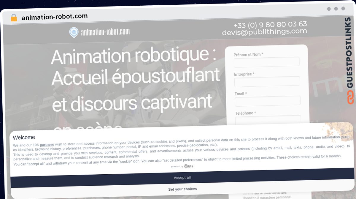 Publish Guest Post on animation-robot.com