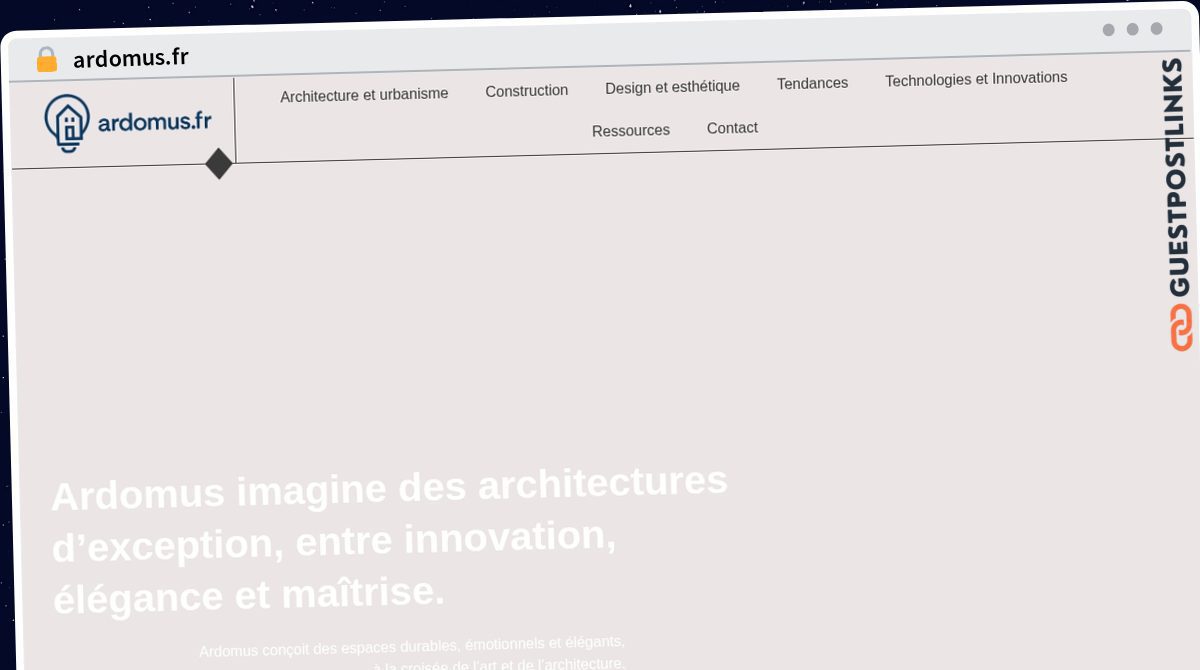 Publish Guest Post on ardomus.fr