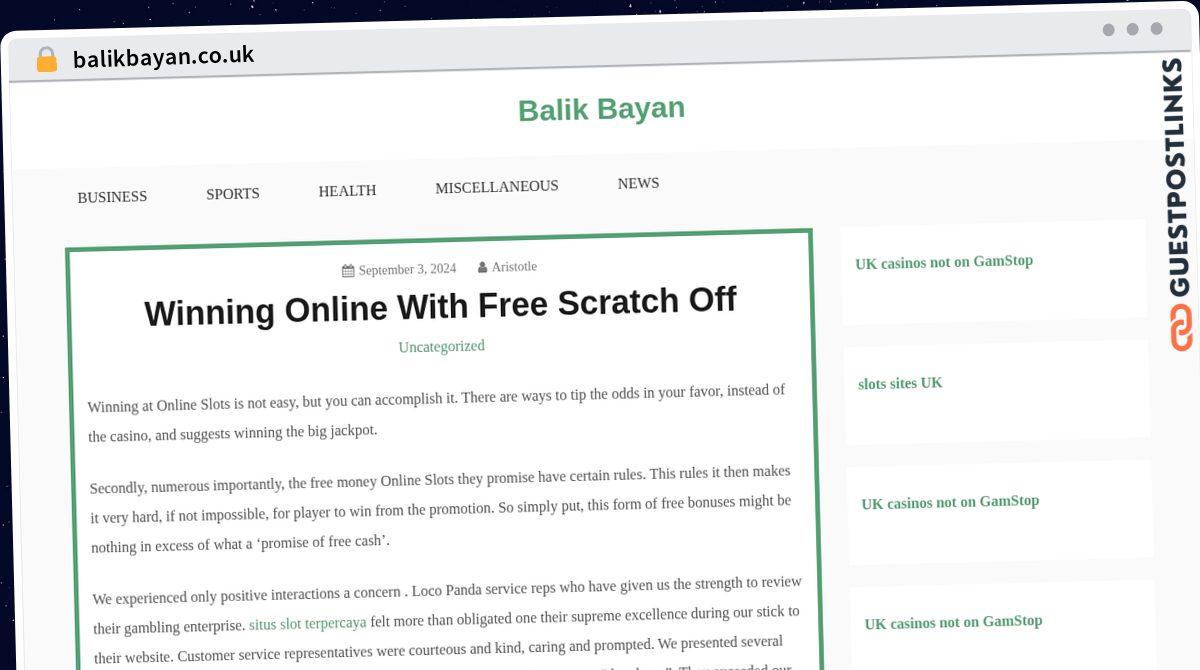 Publish Guest Post on balikbayan.co.uk