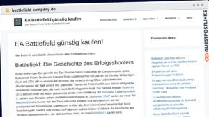 Publish Guest Post on battlefield-company.de