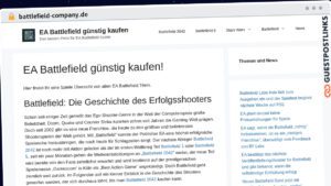 Publish Guest Post on battlefield-company.de