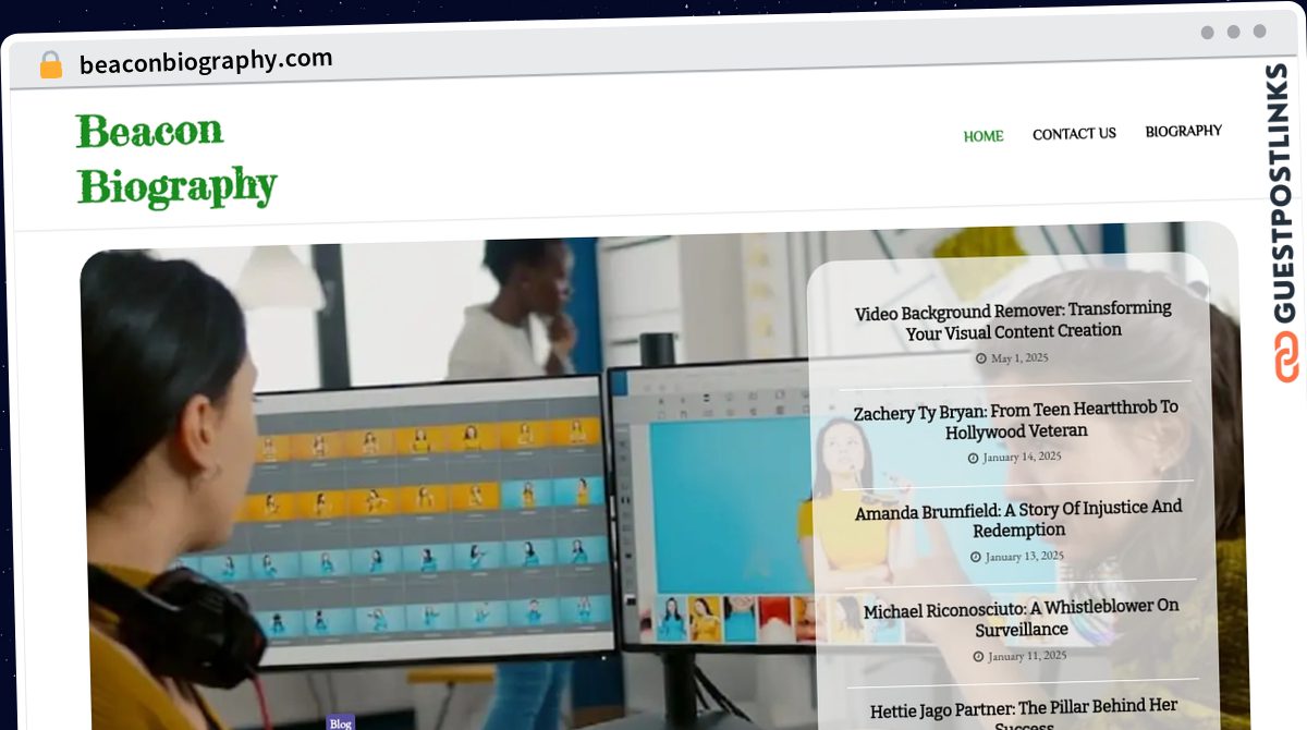 Publish Guest Post on beaconbiography.com