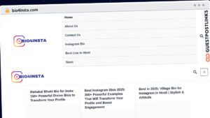 Publish Guest Post on bio4insta.com