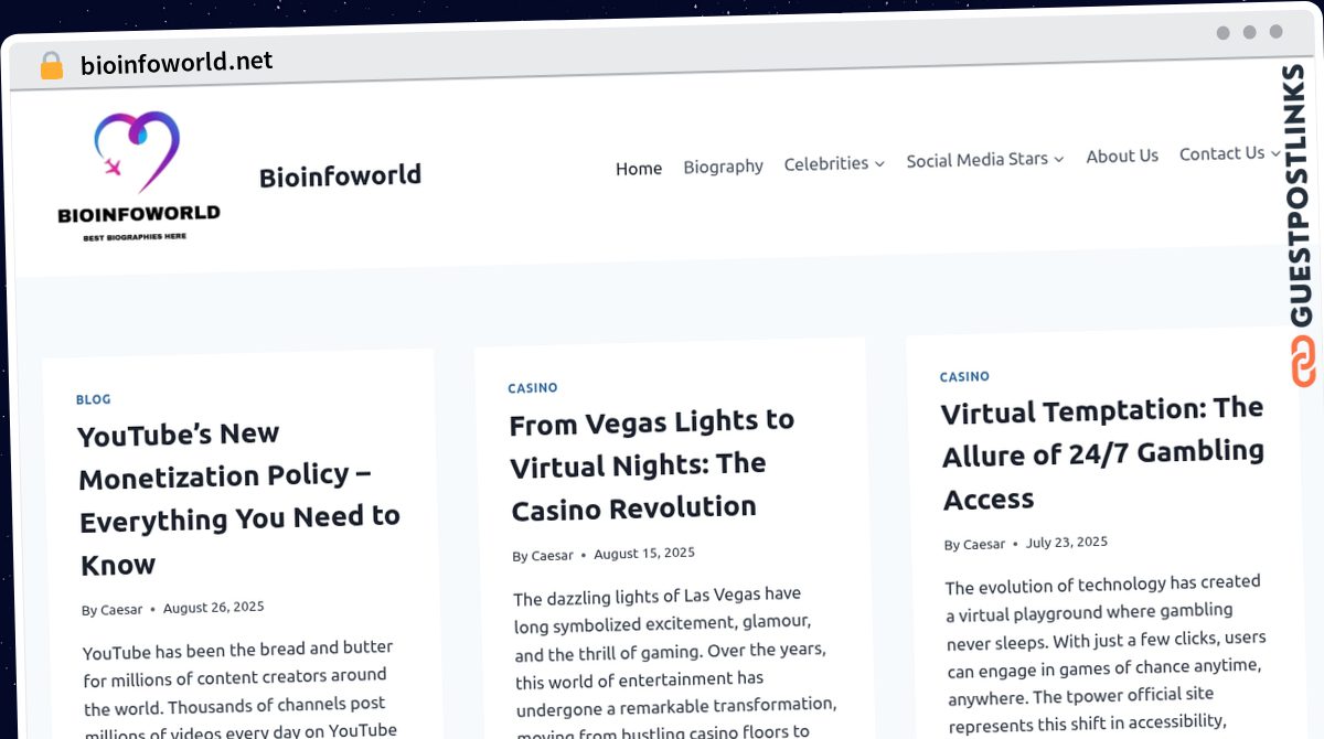 Publish Guest Post on bioinfoworld.net