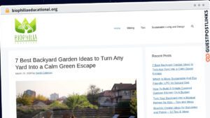 Publish Guest Post on biophiliaeducational.org