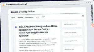 Publish Guest Post on blakesdrivingtuition.co.uk
