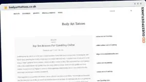 Publish Guest Post on bodyarttattoos.co.uk