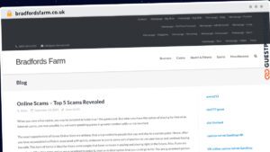 Publish Guest Post on bradfordsfarm.co.uk