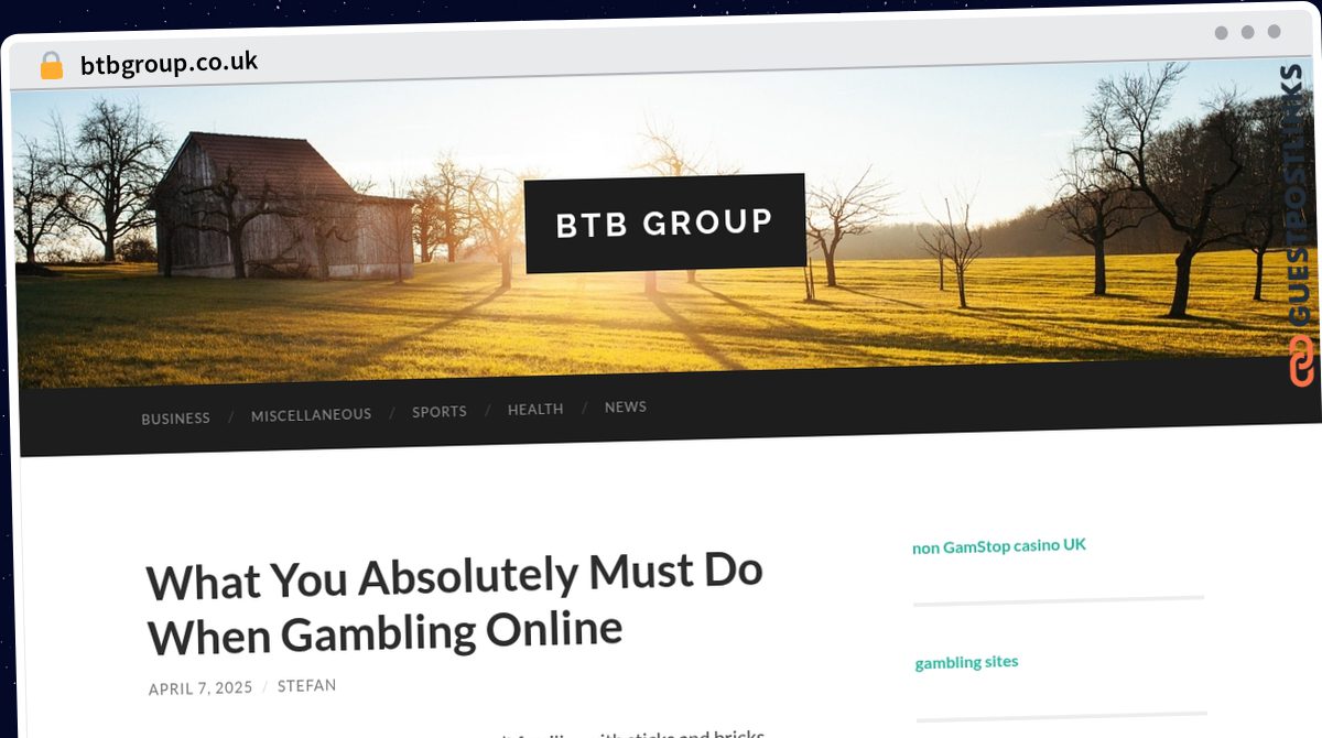 Publish Guest Post on btbgroup.co.uk